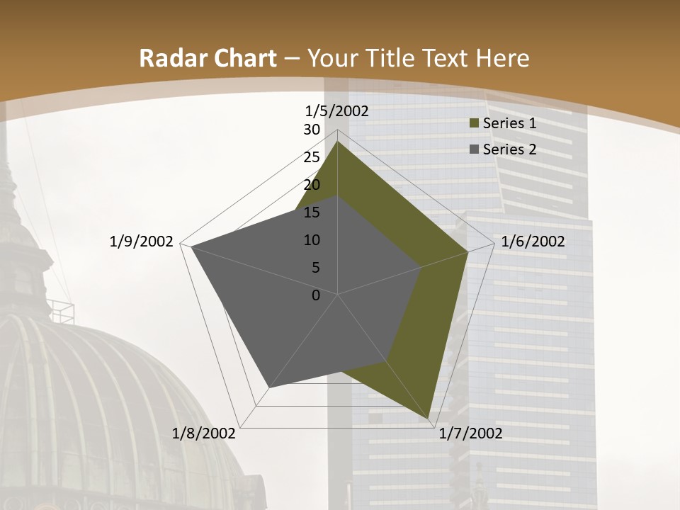 The Dome Of Flinders Street Railway Station, With The Mighty Eureka Tower In The Background. PowerPoint Template