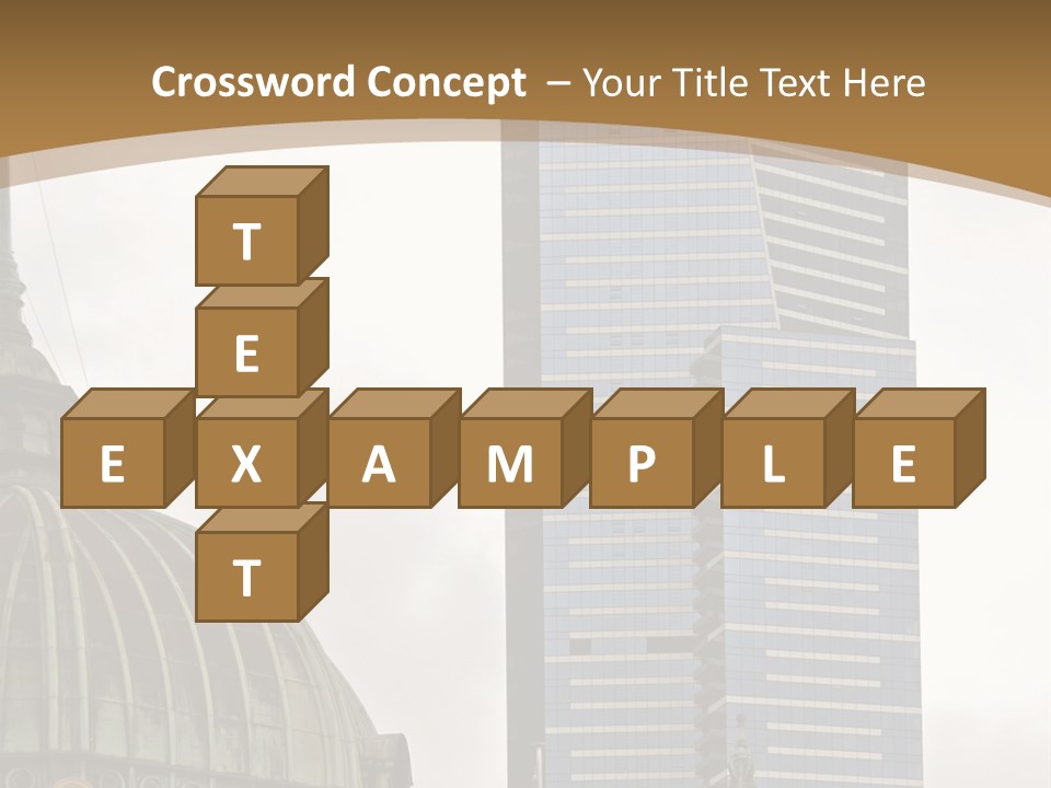 The Dome Of Flinders Street Railway Station, With The Mighty Eureka Tower In The Background. PowerPoint Template