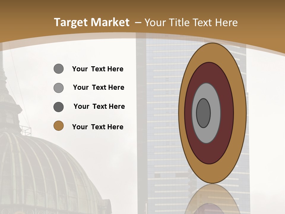 The Dome Of Flinders Street Railway Station, With The Mighty Eureka Tower In The Background. PowerPoint Template