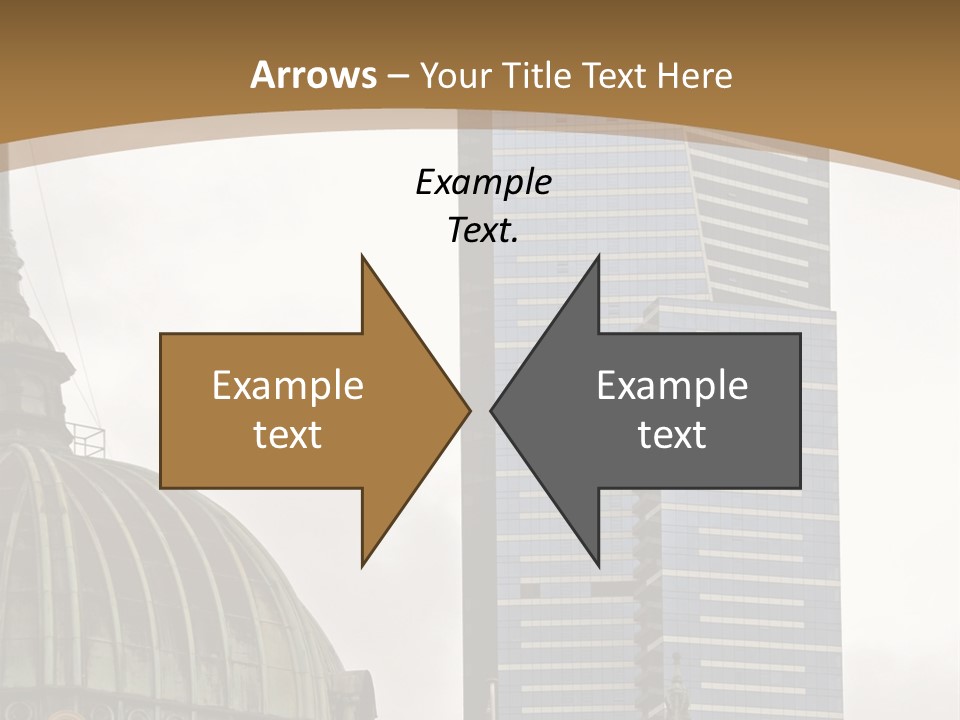 The Dome Of Flinders Street Railway Station, With The Mighty Eureka Tower In The Background. PowerPoint Template