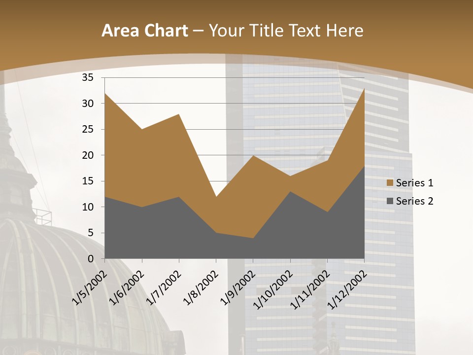 The Dome Of Flinders Street Railway Station, With The Mighty Eureka Tower In The Background. PowerPoint Template