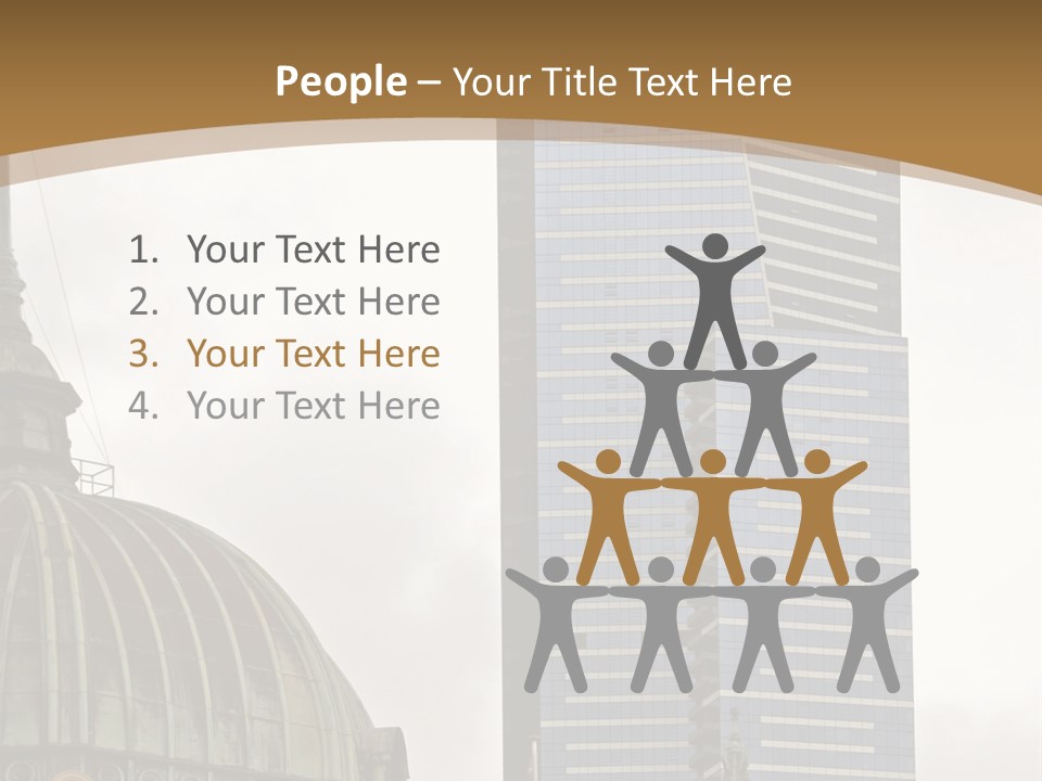 The Dome Of Flinders Street Railway Station, With The Mighty Eureka Tower In The Background. PowerPoint Template