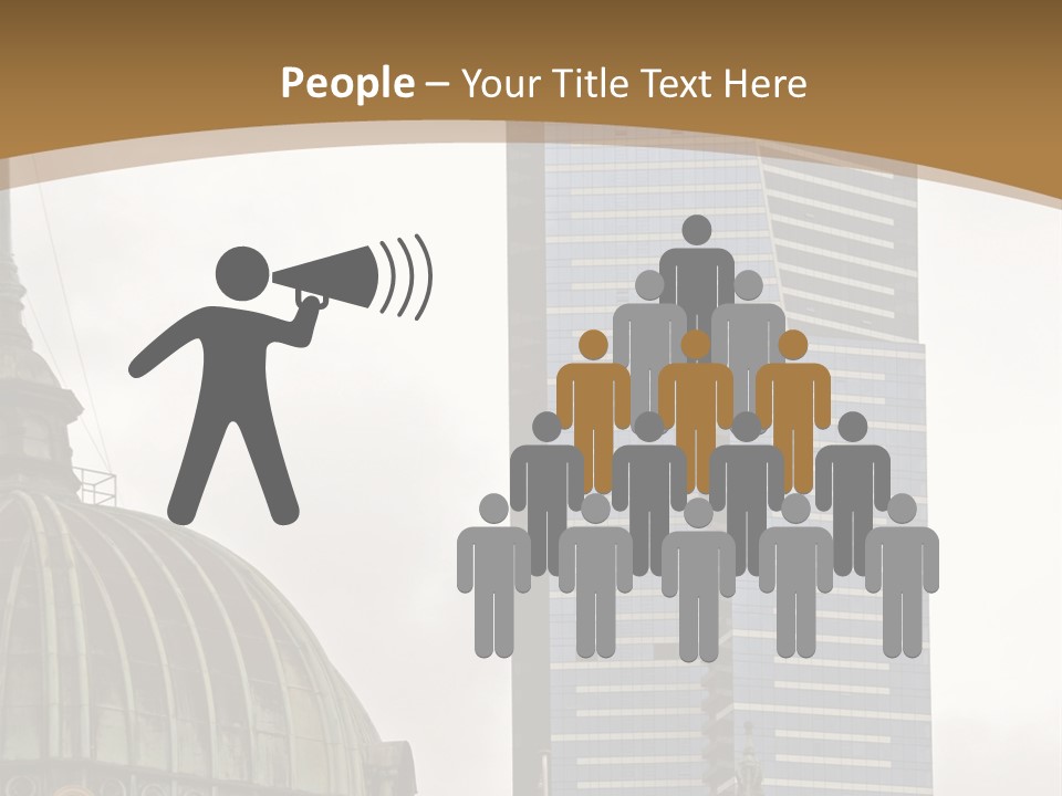 The Dome Of Flinders Street Railway Station, With The Mighty Eureka Tower In The Background. PowerPoint Template