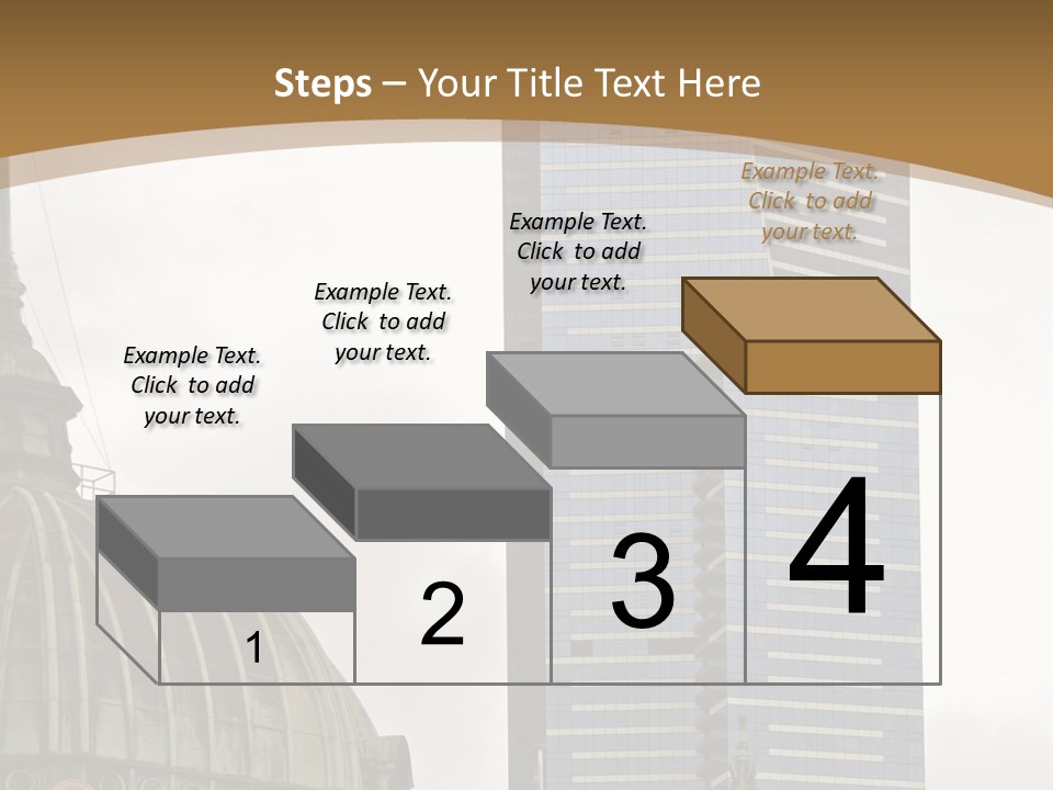 The Dome Of Flinders Street Railway Station, With The Mighty Eureka Tower In The Background. PowerPoint Template