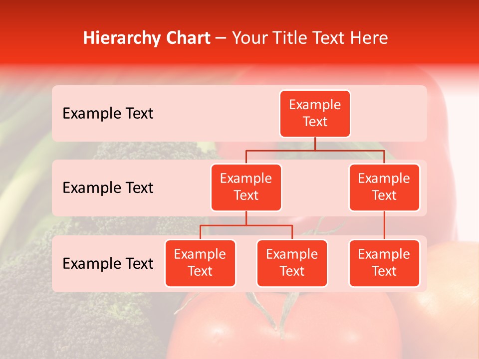 Fresh Vegetable On White Background PowerPoint Template