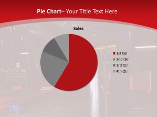 A Photo Of A Car On A Lift Getting Repaired PowerPoint Template