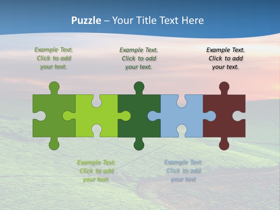 Tea Plantation In Uganda PowerPoint Template