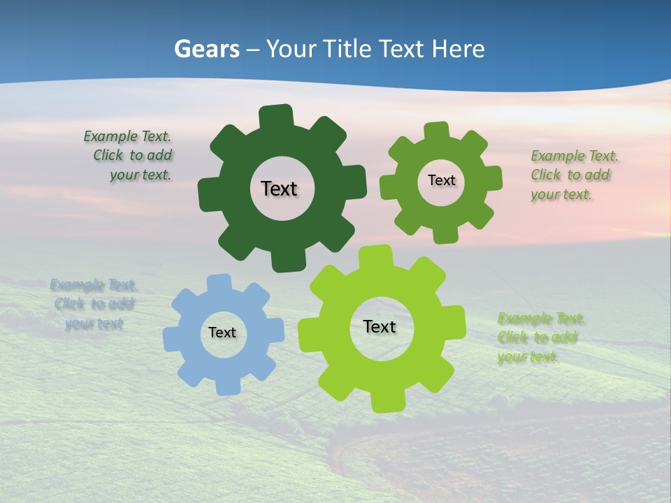 Tea Plantation In Uganda PowerPoint Template