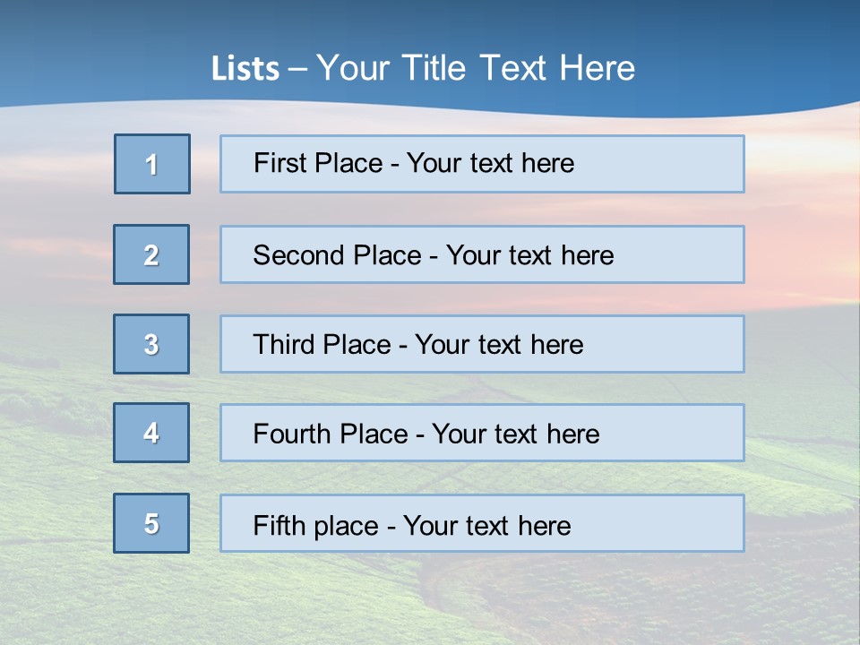 Tea Plantation In Uganda PowerPoint Template
