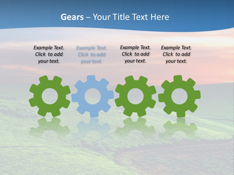 Tea Plantation In Uganda PowerPoint Template