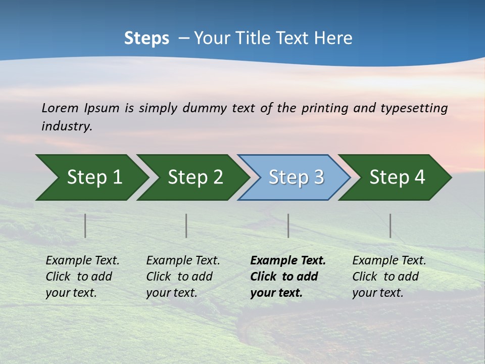 Tea Plantation In Uganda PowerPoint Template