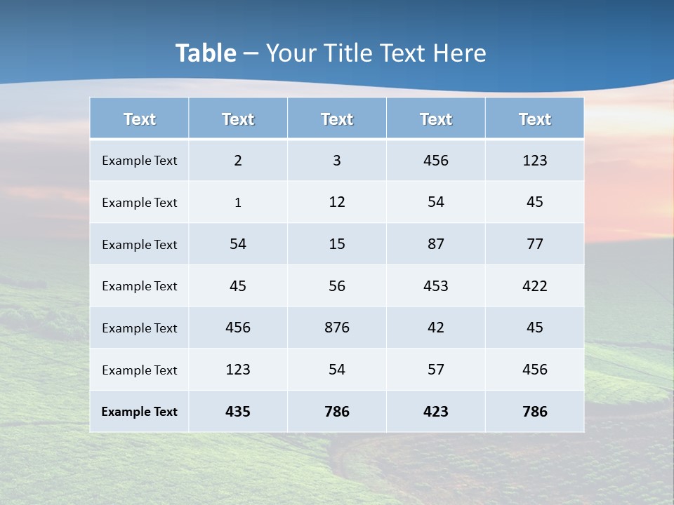 Tea Plantation In Uganda PowerPoint Template