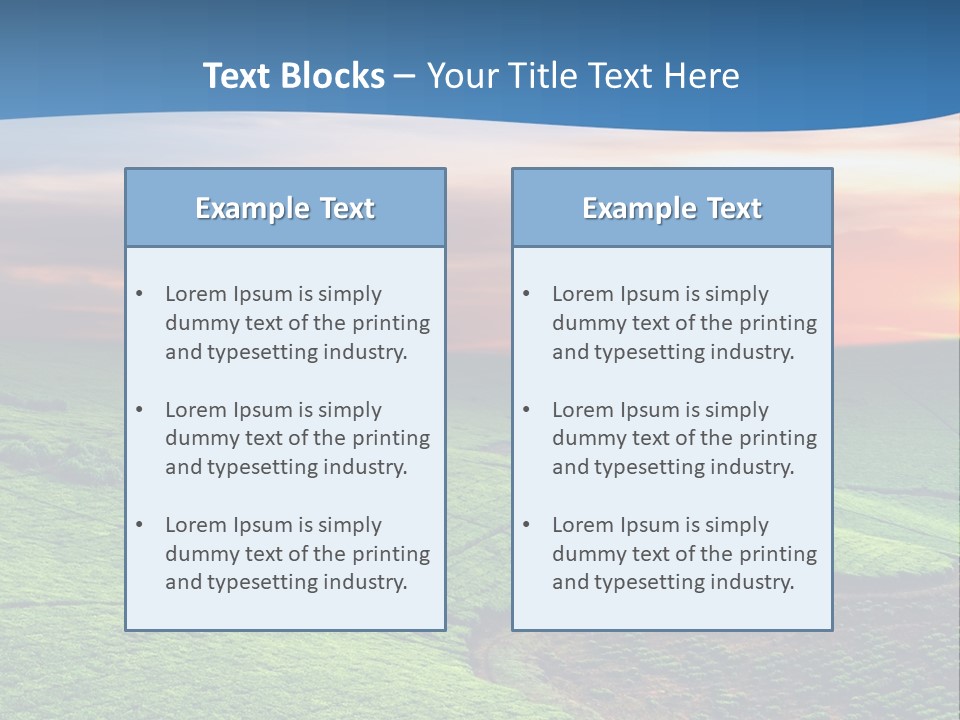 Tea Plantation In Uganda PowerPoint Template