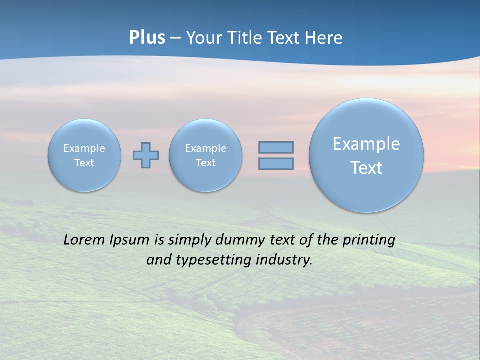 Tea Plantation In Uganda PowerPoint Template