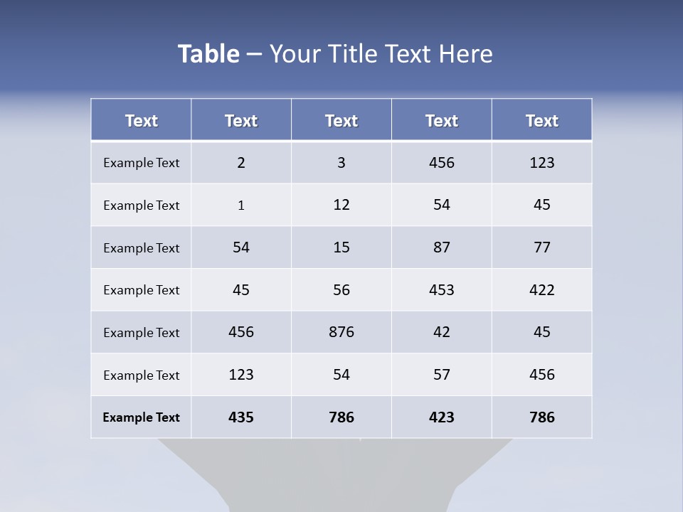 Businessman Looking Through Binoculars With A Blue Sky As Background PowerPoint Template