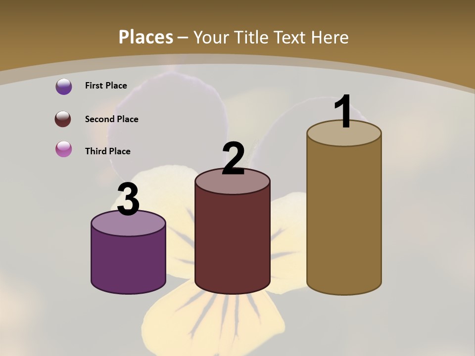 Viola Cornuta PowerPoint Template