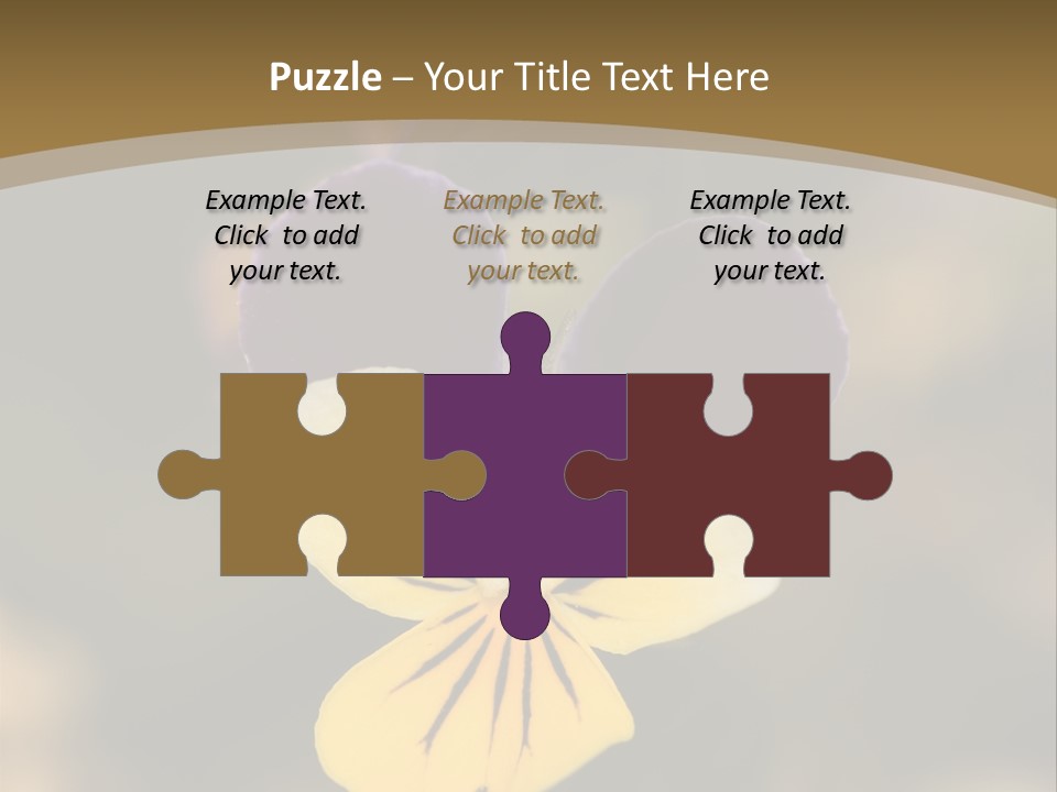 Viola Cornuta PowerPoint Template