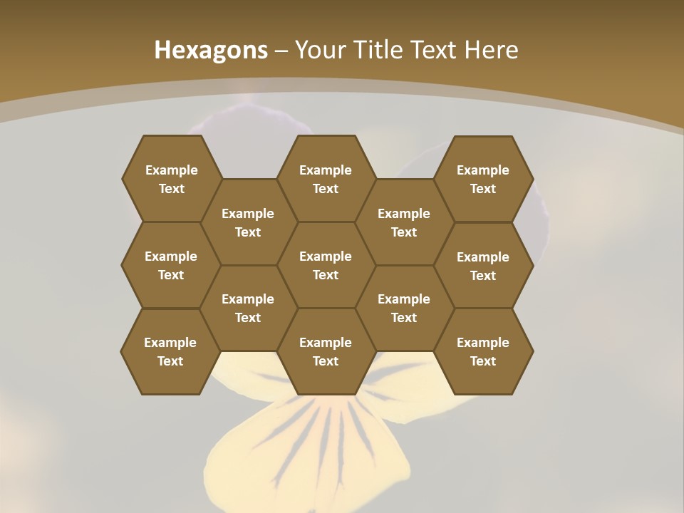 Viola Cornuta PowerPoint Template