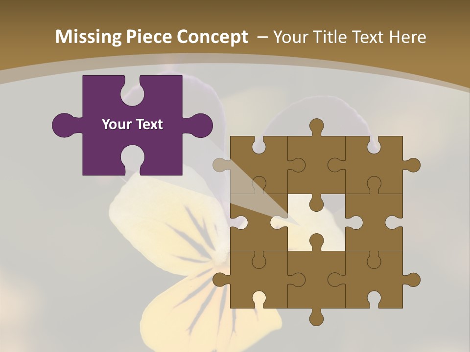 Viola Cornuta PowerPoint Template