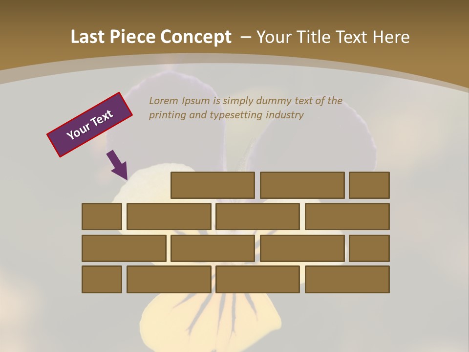 Viola Cornuta PowerPoint Template