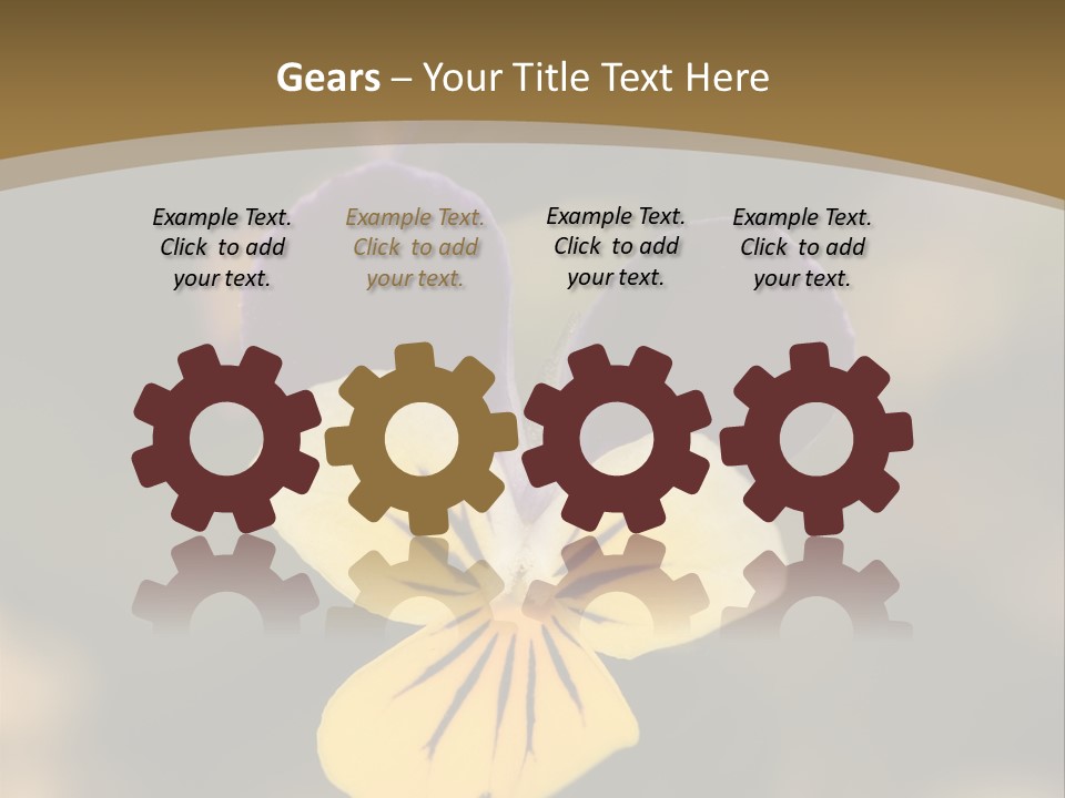 Viola Cornuta PowerPoint Template