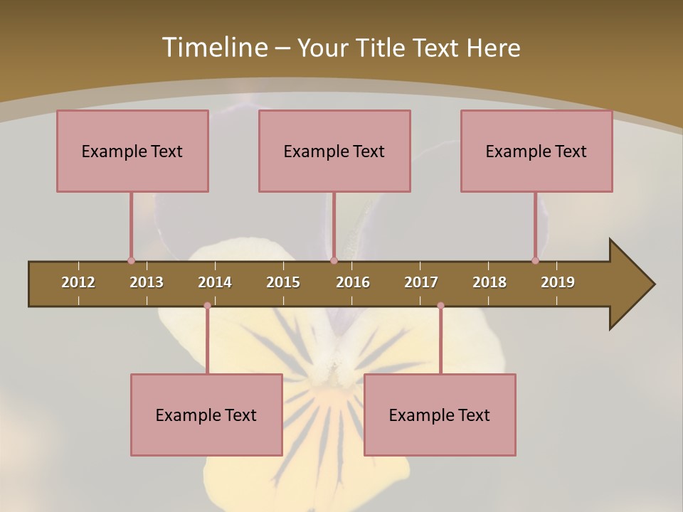 Viola Cornuta PowerPoint Template