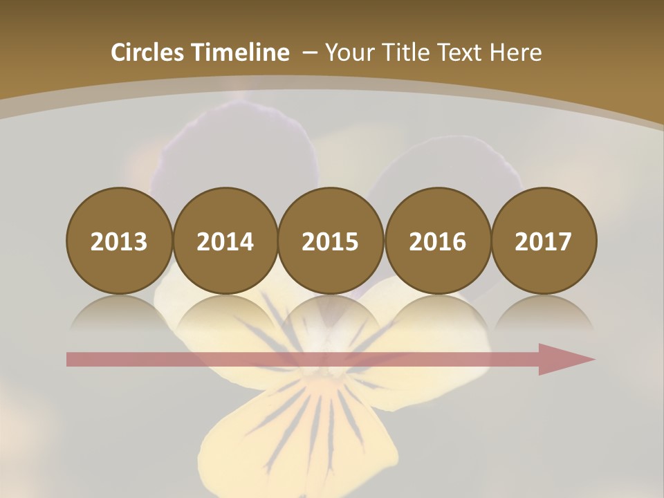 Viola Cornuta PowerPoint Template