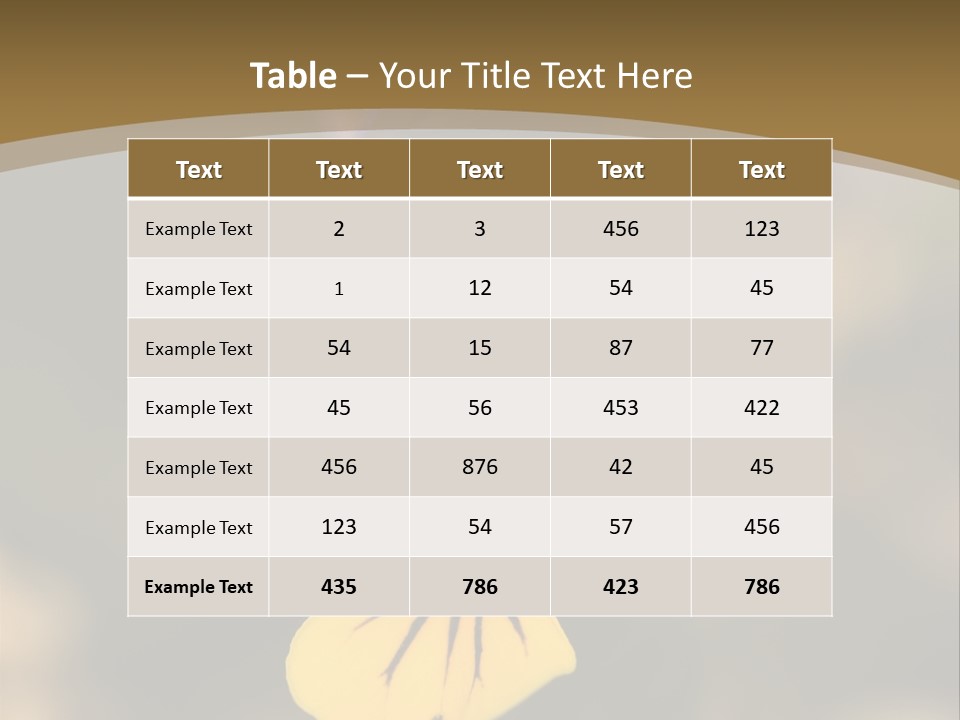 Viola Cornuta PowerPoint Template