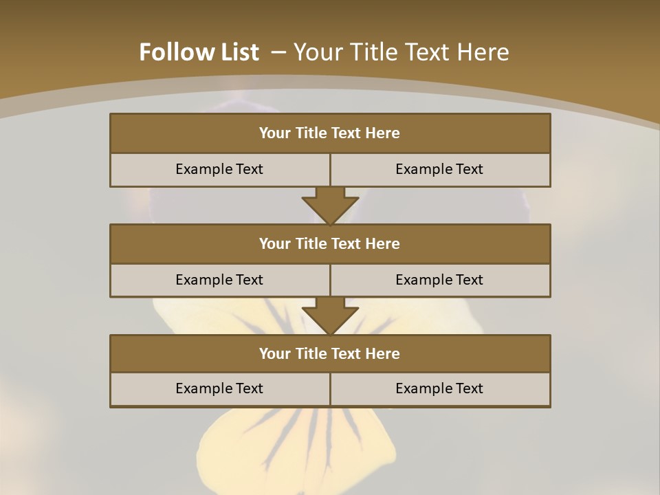 Viola Cornuta PowerPoint Template