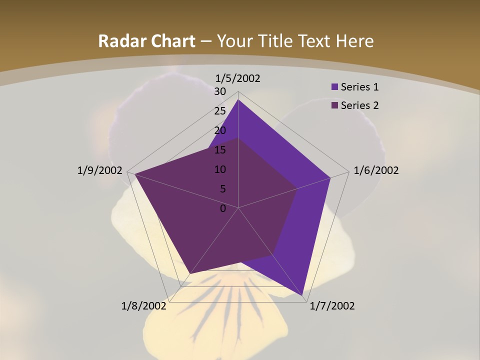 Viola Cornuta PowerPoint Template
