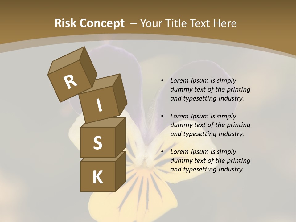 Viola Cornuta PowerPoint Template