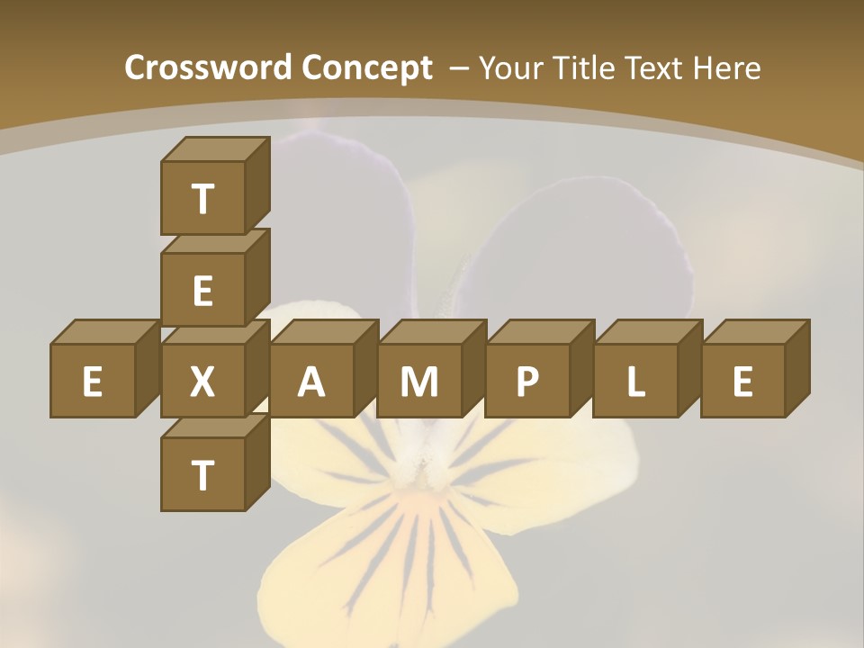 Viola Cornuta PowerPoint Template