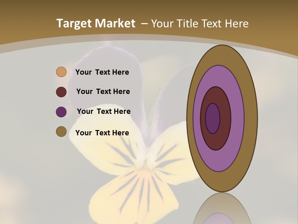 Viola Cornuta PowerPoint Template