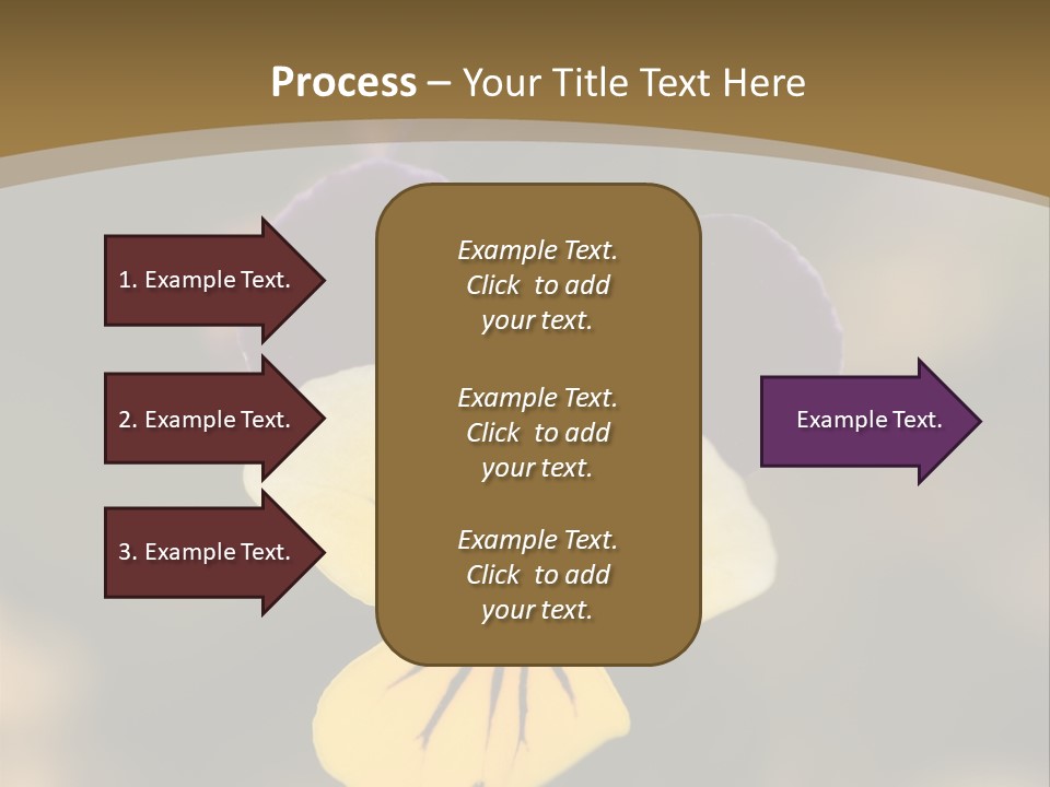 Viola Cornuta PowerPoint Template