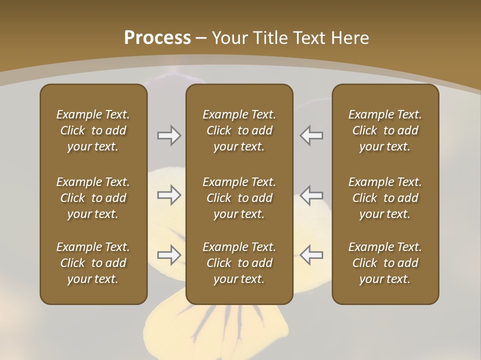 Viola Cornuta PowerPoint Template