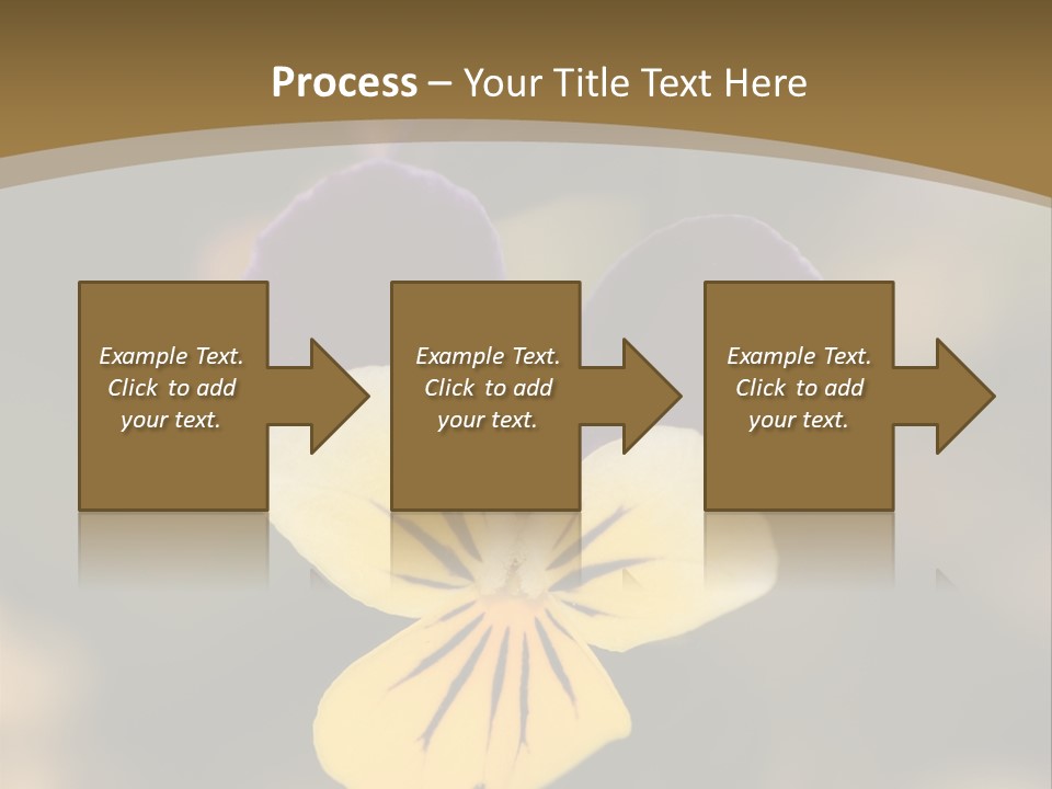 Viola Cornuta PowerPoint Template