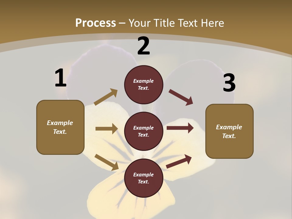 Viola Cornuta PowerPoint Template