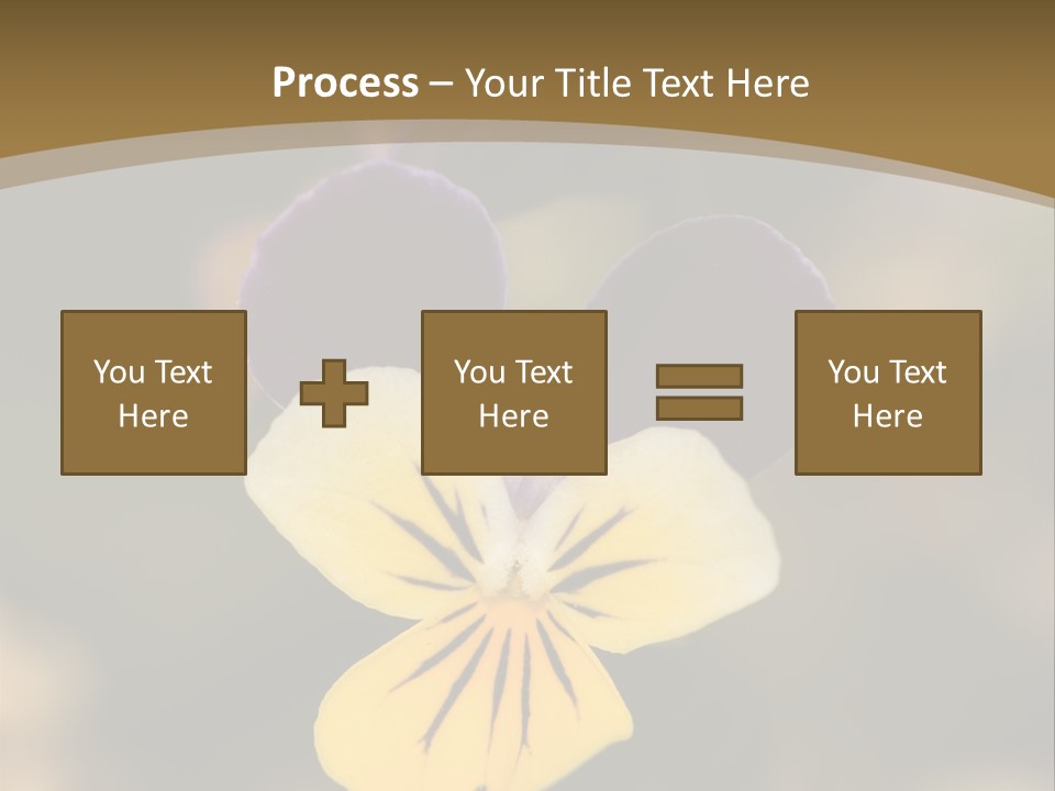 Viola Cornuta PowerPoint Template