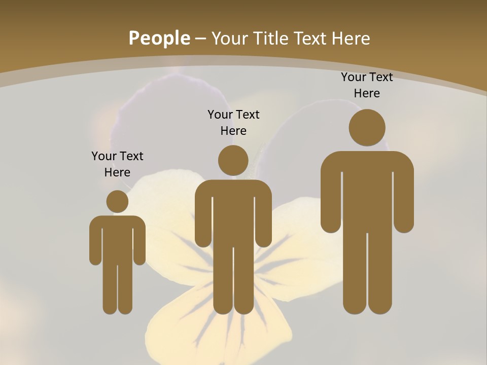 Viola Cornuta PowerPoint Template