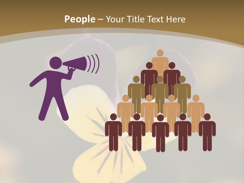 Viola Cornuta PowerPoint Template