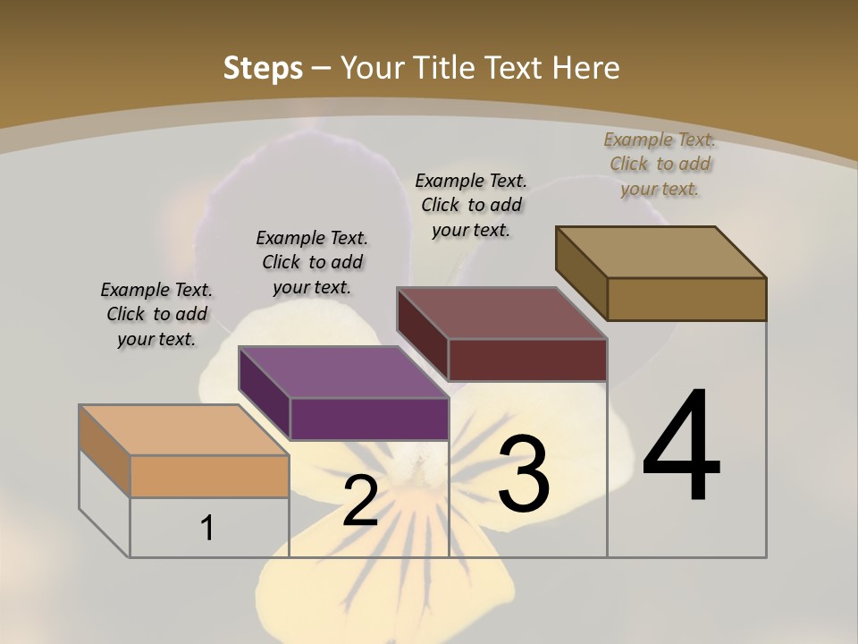 Viola Cornuta PowerPoint Template