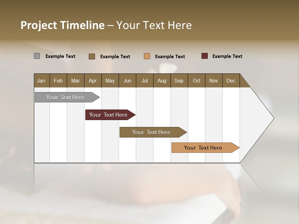 A Young Woman Having Massage In Tropical Spa PowerPoint Template
