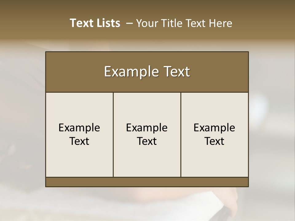 A Young Woman Having Massage In Tropical Spa PowerPoint Template