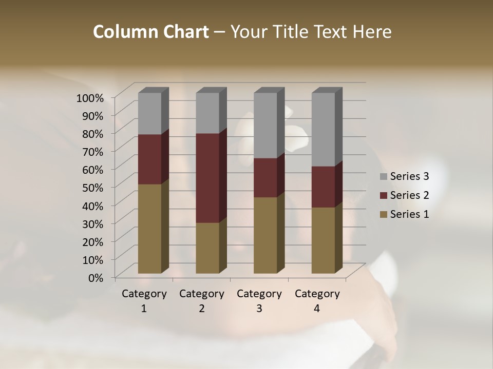 A Young Woman Having Massage In Tropical Spa PowerPoint Template