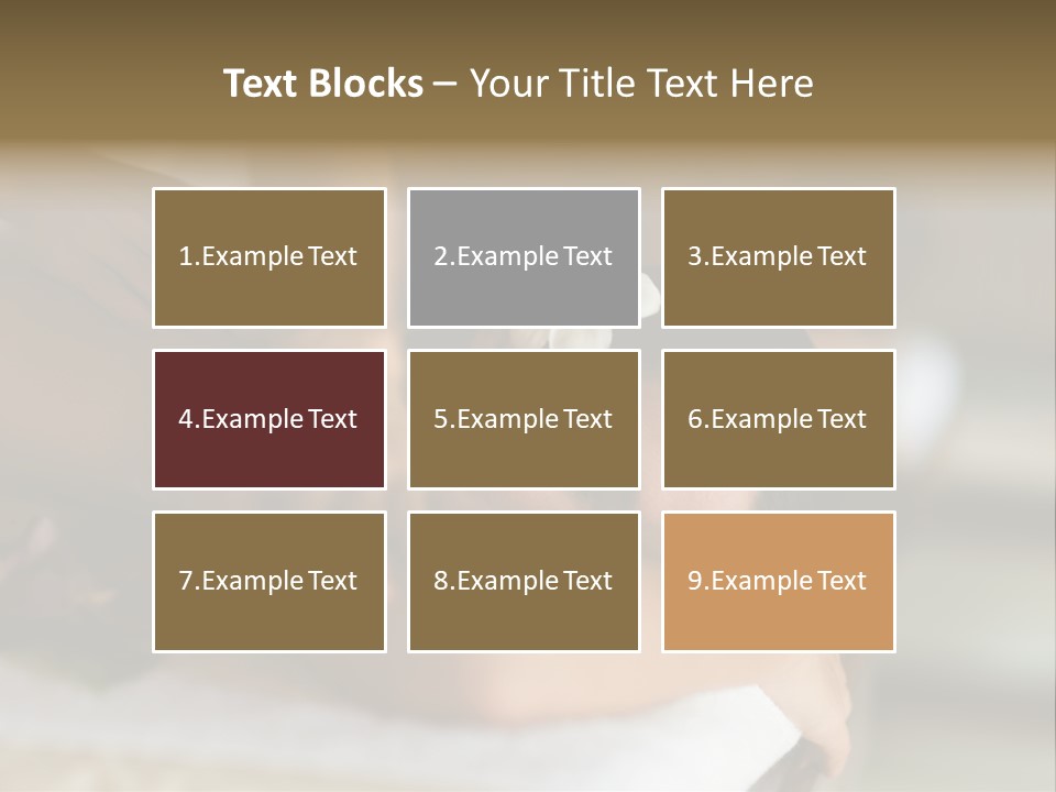 A Young Woman Having Massage In Tropical Spa PowerPoint Template