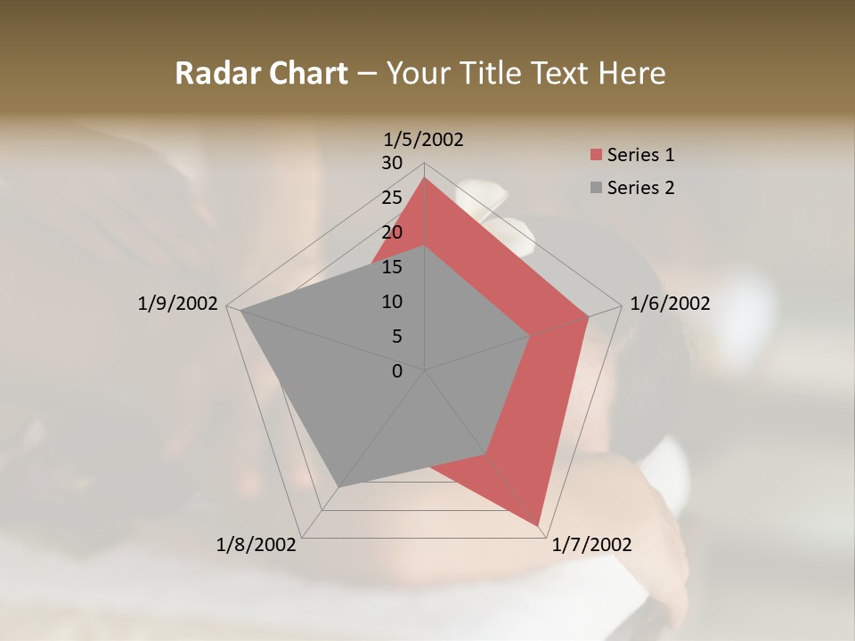 A Young Woman Having Massage In Tropical Spa PowerPoint Template