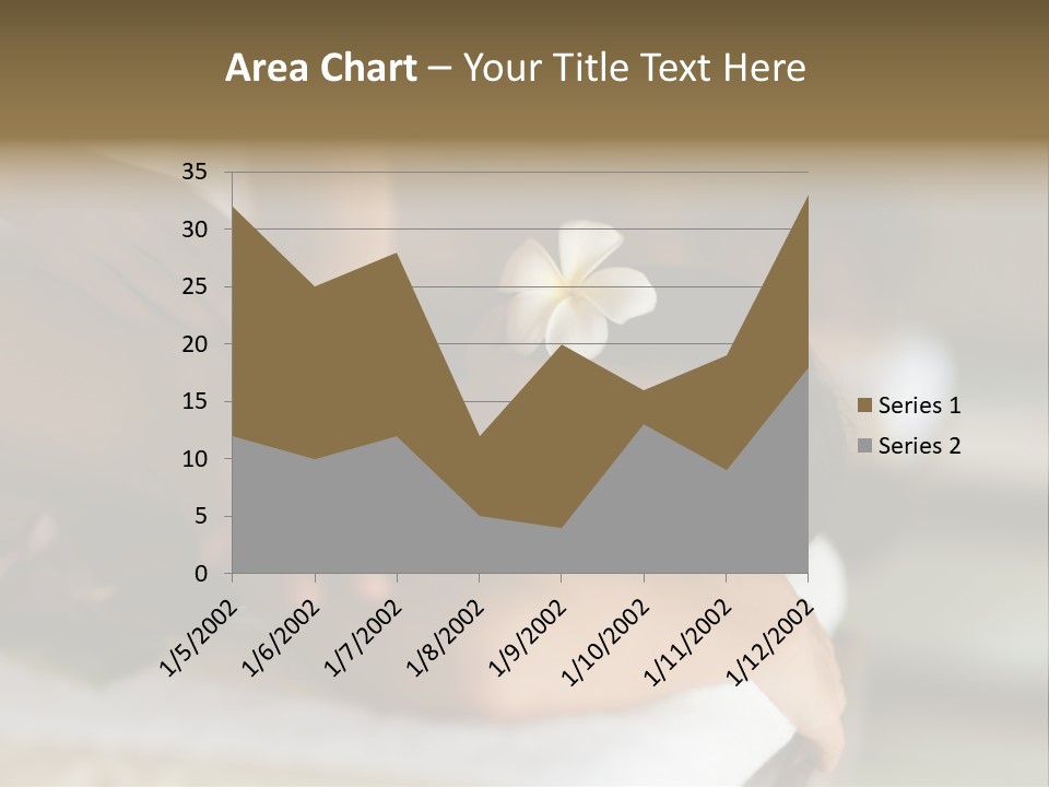 A Young Woman Having Massage In Tropical Spa PowerPoint Template