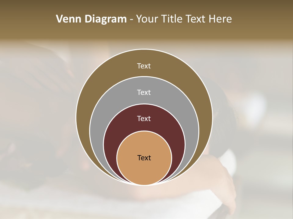 A Young Woman Having Massage In Tropical Spa PowerPoint Template