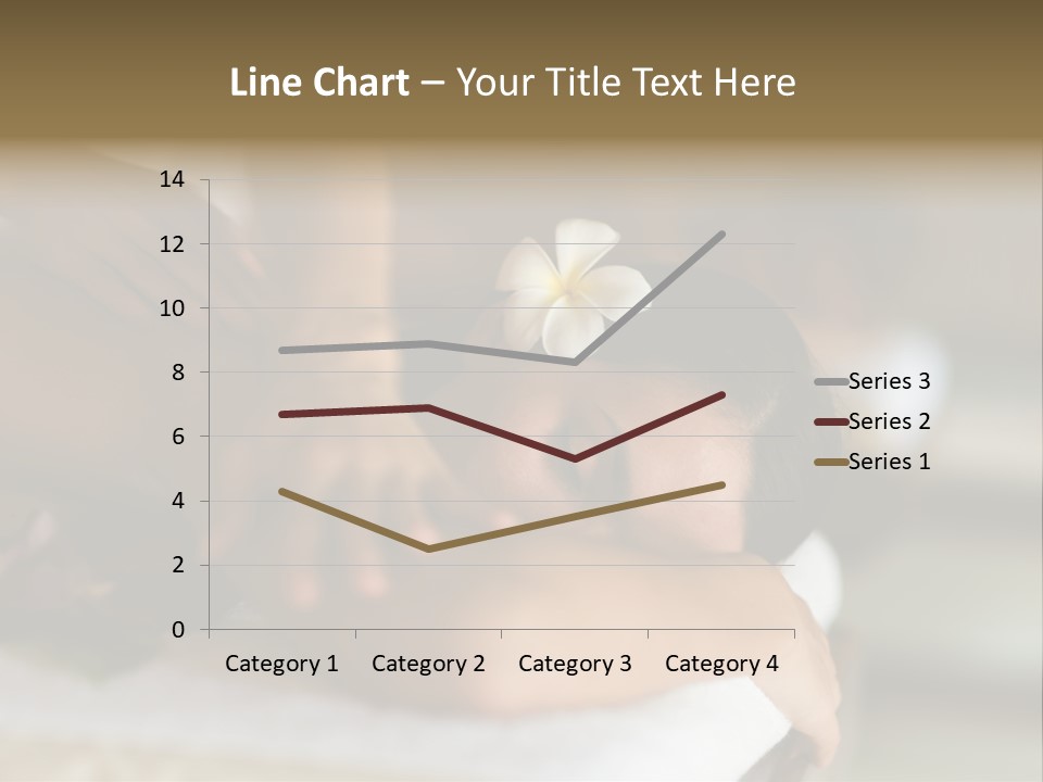 A Young Woman Having Massage In Tropical Spa PowerPoint Template