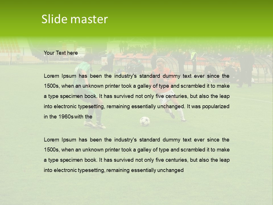 Soccer Match PowerPoint Template